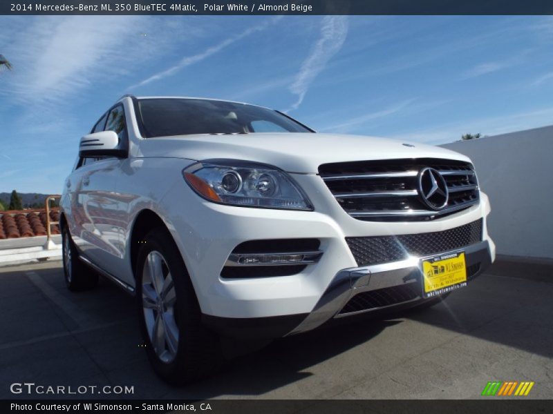 Polar White / Almond Beige 2014 Mercedes-Benz ML 350 BlueTEC 4Matic