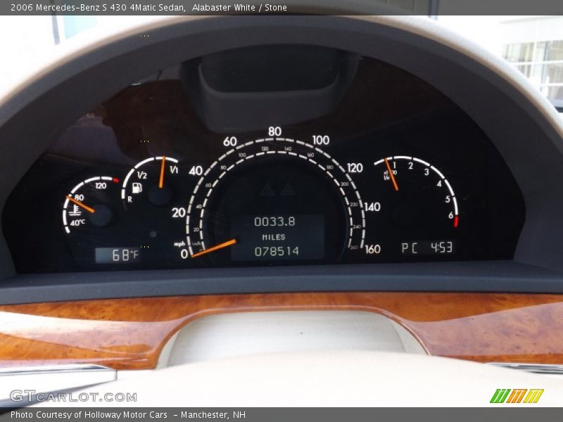 Alabaster White / Stone 2006 Mercedes-Benz S 430 4Matic Sedan