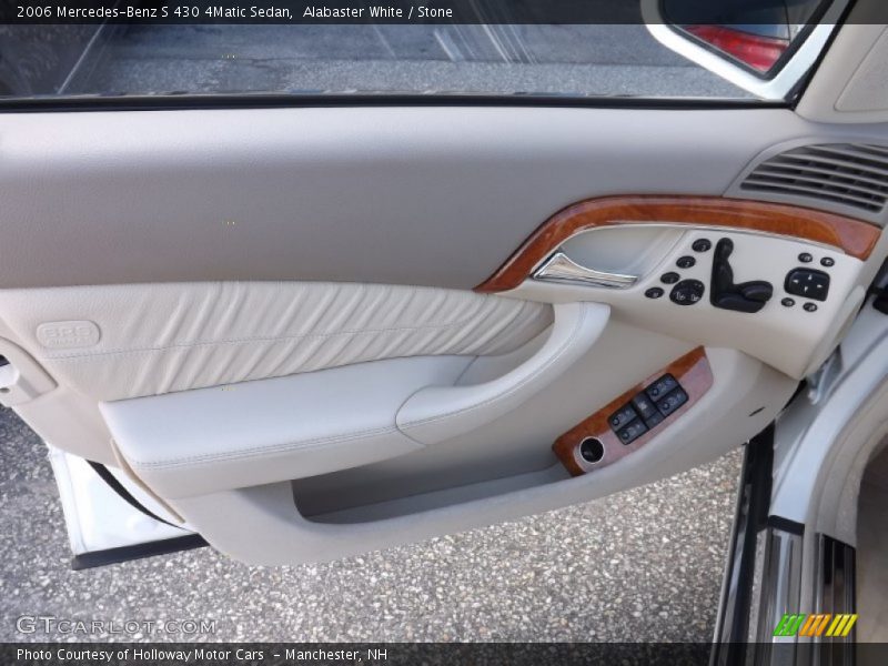 Alabaster White / Stone 2006 Mercedes-Benz S 430 4Matic Sedan