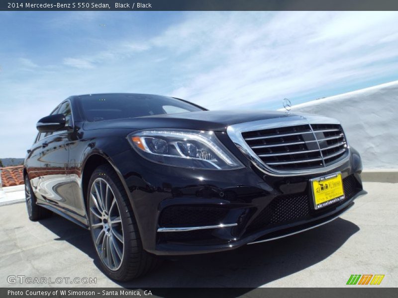 Black / Black 2014 Mercedes-Benz S 550 Sedan