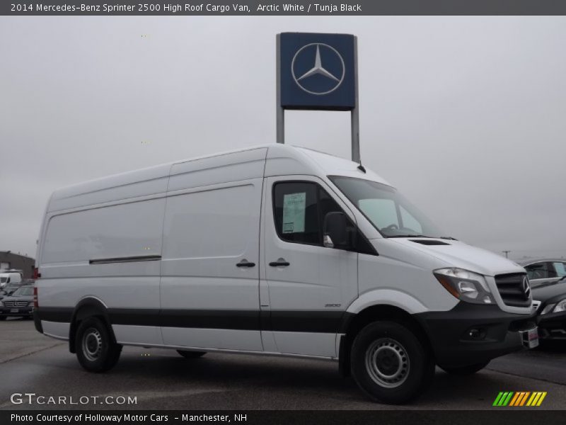 Arctic White / Tunja Black 2014 Mercedes-Benz Sprinter 2500 High Roof Cargo Van