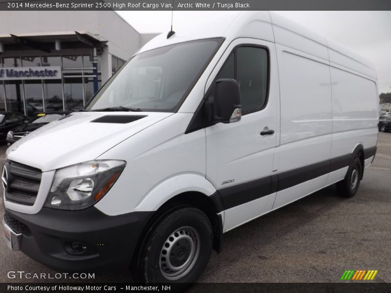 Arctic White / Tunja Black 2014 Mercedes-Benz Sprinter 2500 High Roof Cargo Van