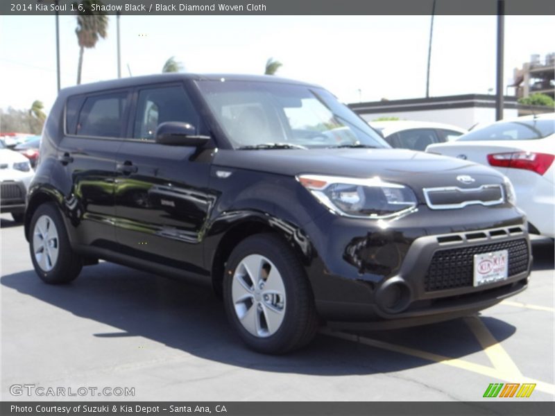 Shadow Black / Black Diamond Woven Cloth 2014 Kia Soul 1.6