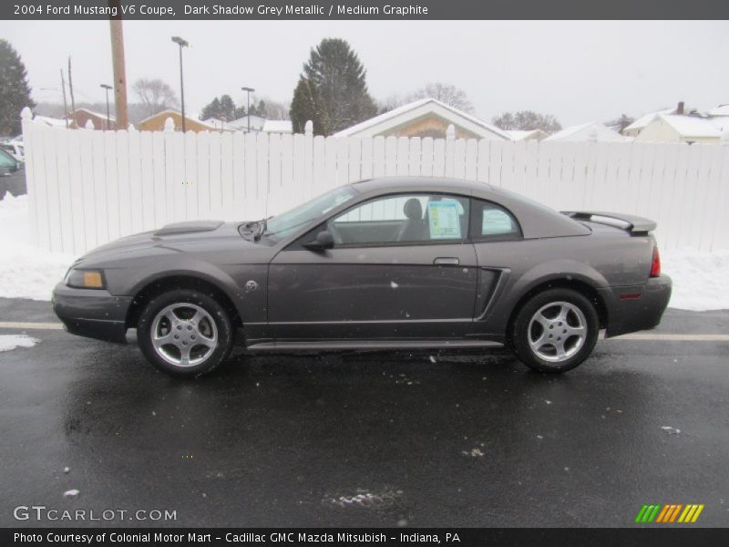 Dark Shadow Grey Metallic / Medium Graphite 2004 Ford Mustang V6 Coupe