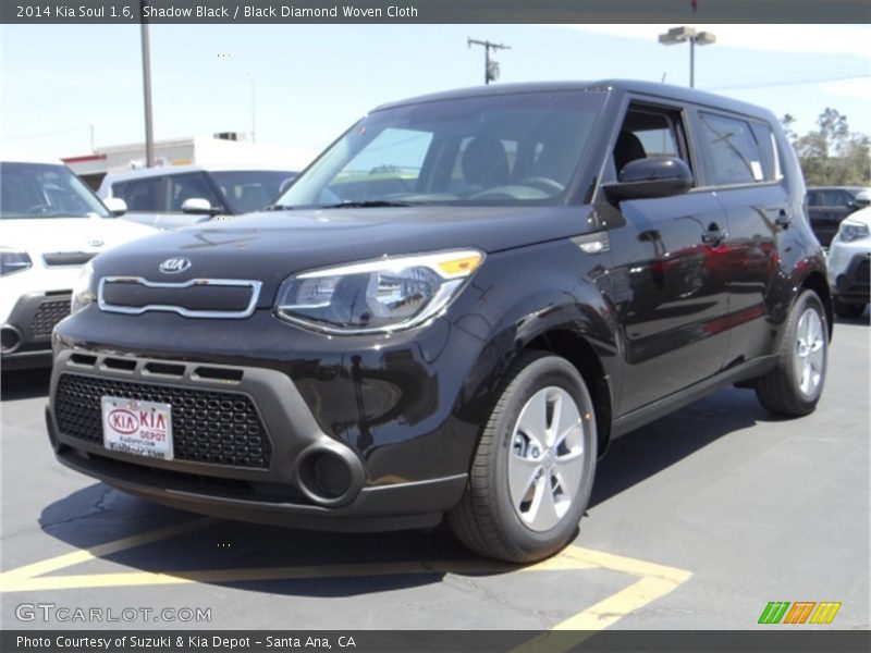 Shadow Black / Black Diamond Woven Cloth 2014 Kia Soul 1.6