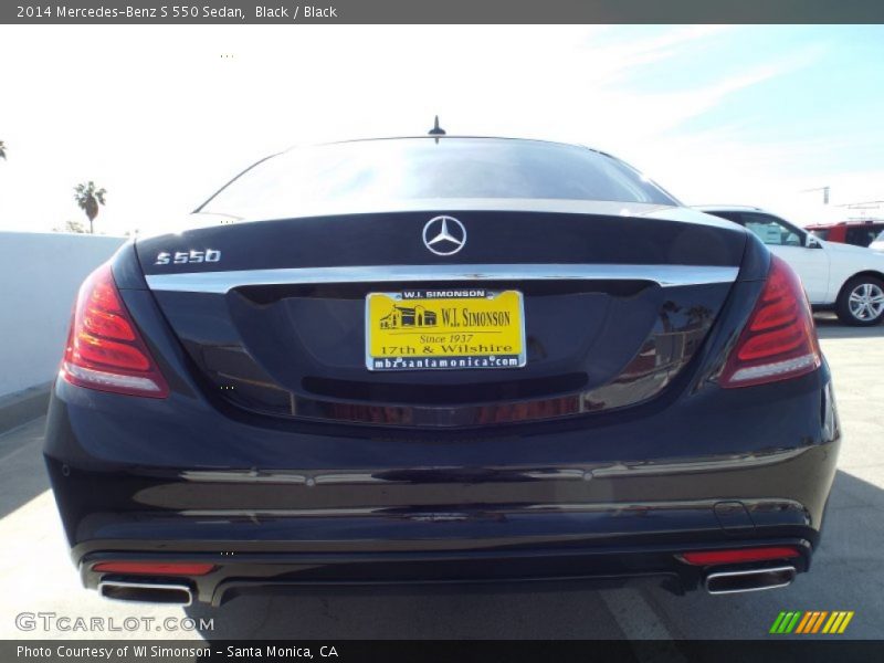 Black / Black 2014 Mercedes-Benz S 550 Sedan