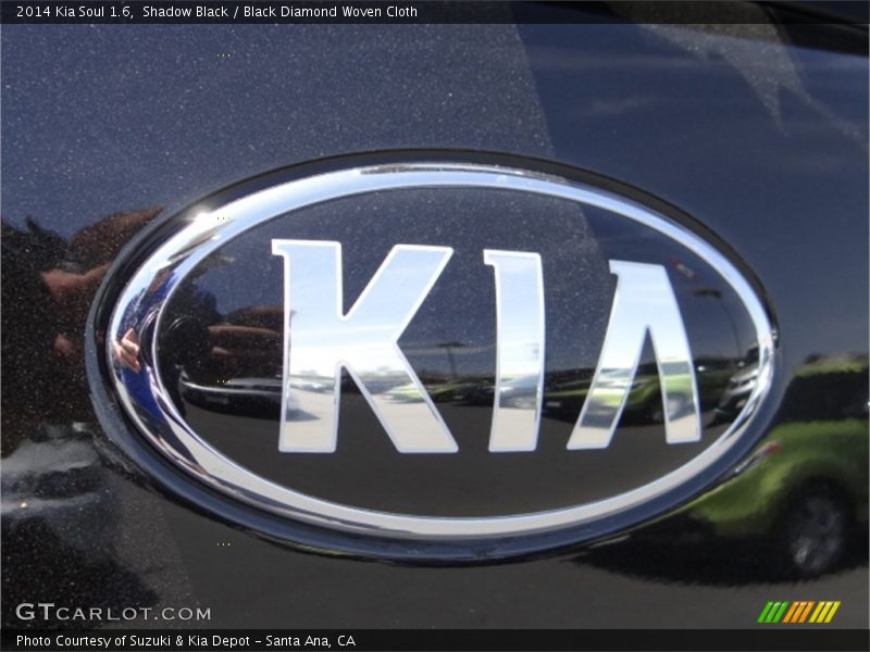 Shadow Black / Black Diamond Woven Cloth 2014 Kia Soul 1.6