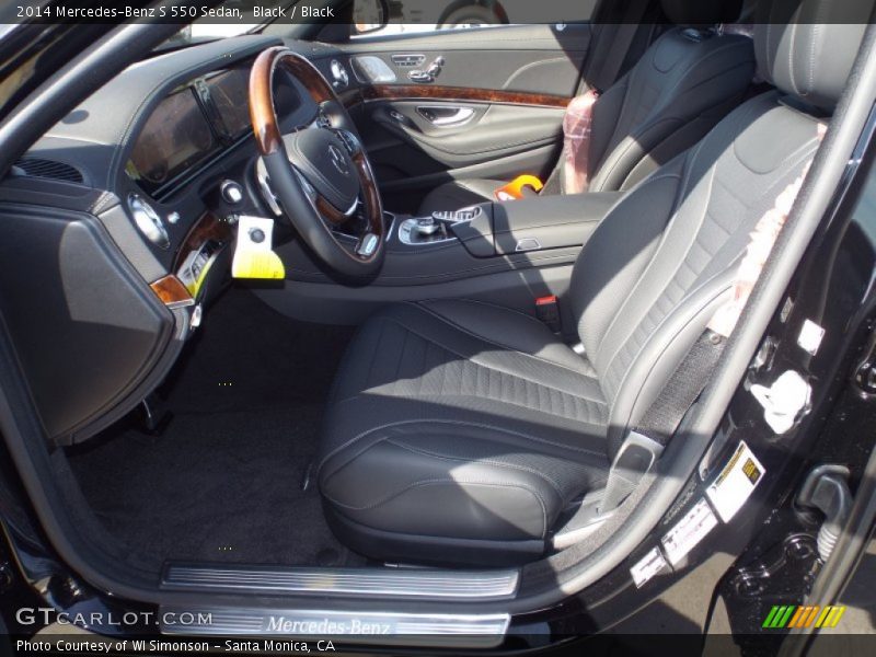 Black / Black 2014 Mercedes-Benz S 550 Sedan