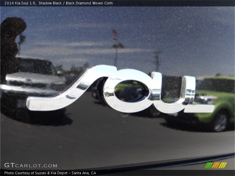 Shadow Black / Black Diamond Woven Cloth 2014 Kia Soul 1.6