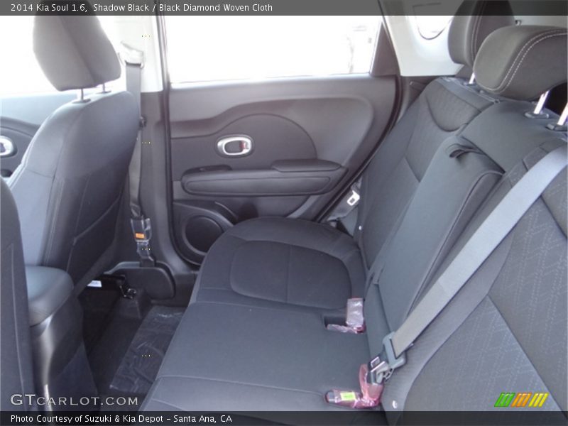 Shadow Black / Black Diamond Woven Cloth 2014 Kia Soul 1.6