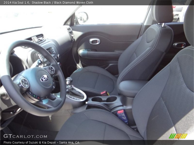 Shadow Black / Black Diamond Woven Cloth 2014 Kia Soul 1.6