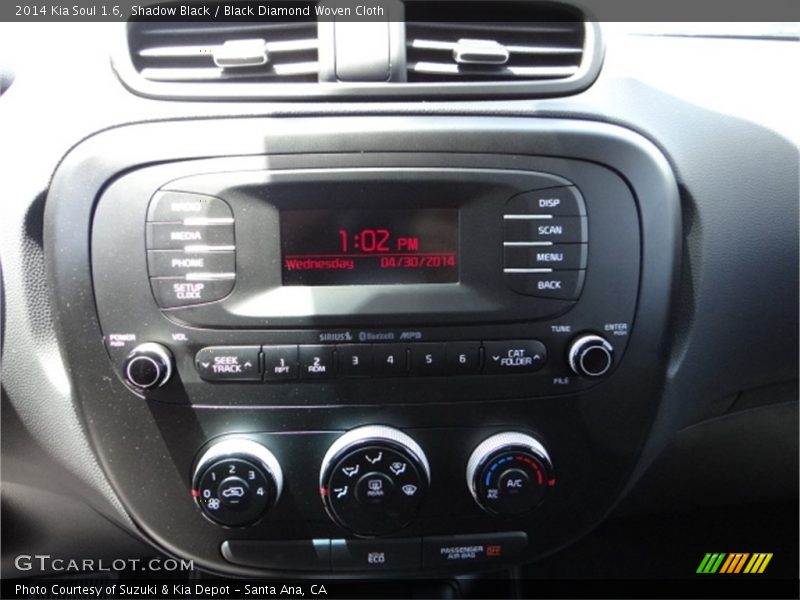 Shadow Black / Black Diamond Woven Cloth 2014 Kia Soul 1.6