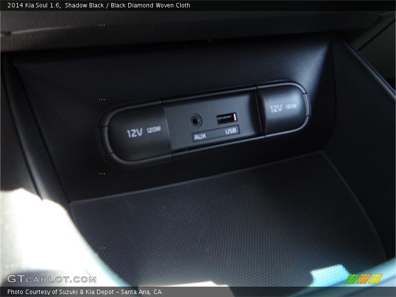 Shadow Black / Black Diamond Woven Cloth 2014 Kia Soul 1.6