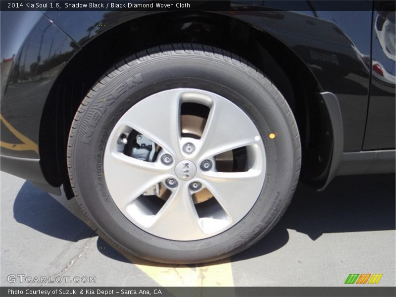 Shadow Black / Black Diamond Woven Cloth 2014 Kia Soul 1.6