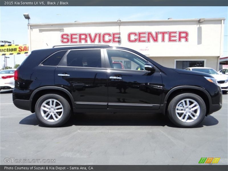 Black / Black 2015 Kia Sorento LX V6