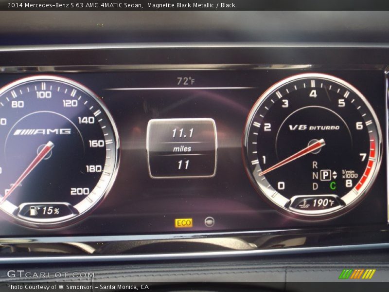 Magnetite Black Metallic / Black 2014 Mercedes-Benz S 63 AMG 4MATIC Sedan