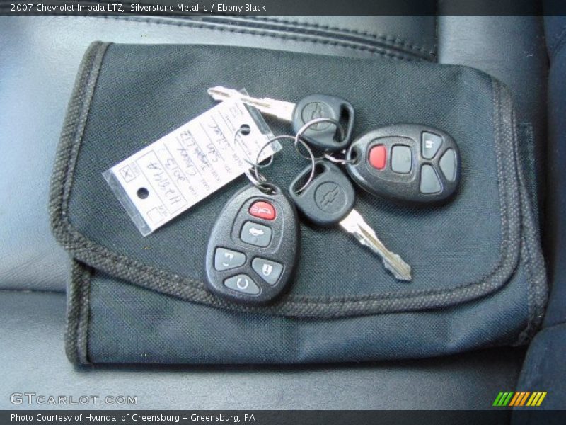 Silverstone Metallic / Ebony Black 2007 Chevrolet Impala LTZ