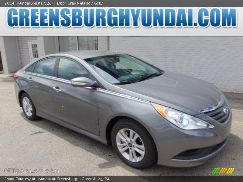 Harbor Gray Metallic / Gray 2014 Hyundai Sonata GLS