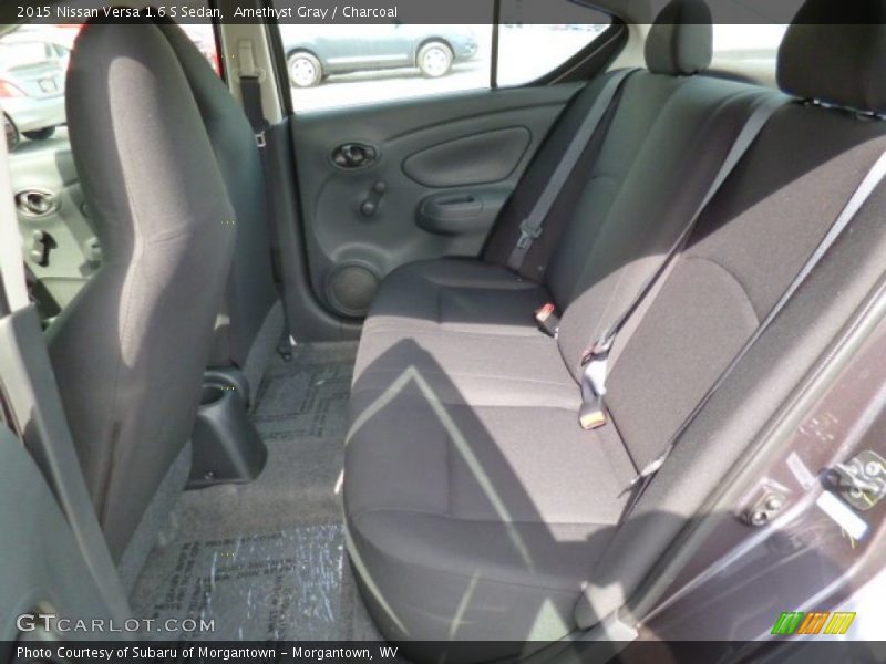 Amethyst Gray / Charcoal 2015 Nissan Versa 1.6 S Sedan