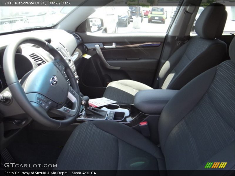 Black / Black 2015 Kia Sorento LX V6