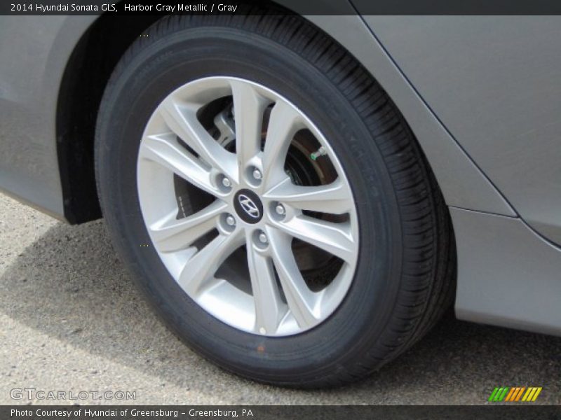 Harbor Gray Metallic / Gray 2014 Hyundai Sonata GLS