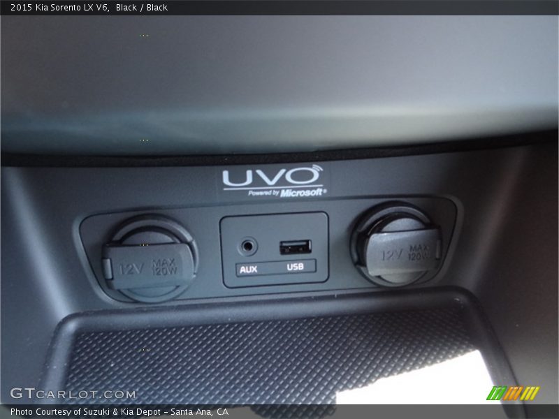 Black / Black 2015 Kia Sorento LX V6