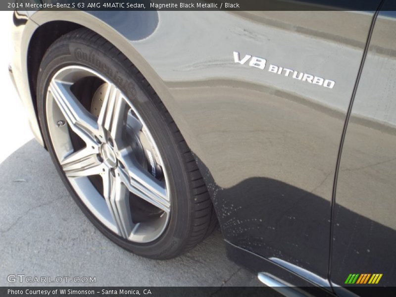 Magnetite Black Metallic / Black 2014 Mercedes-Benz S 63 AMG 4MATIC Sedan