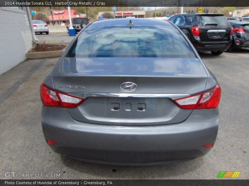 Harbor Gray Metallic / Gray 2014 Hyundai Sonata GLS