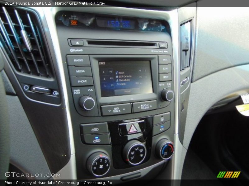 Harbor Gray Metallic / Gray 2014 Hyundai Sonata GLS
