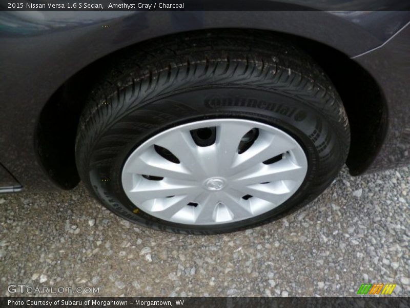 Amethyst Gray / Charcoal 2015 Nissan Versa 1.6 S Sedan