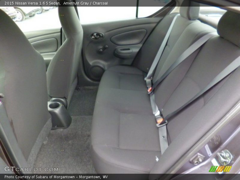 Amethyst Gray / Charcoal 2015 Nissan Versa 1.6 S Sedan