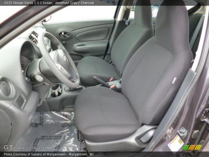Front Seat of 2015 Versa 1.6 S Sedan