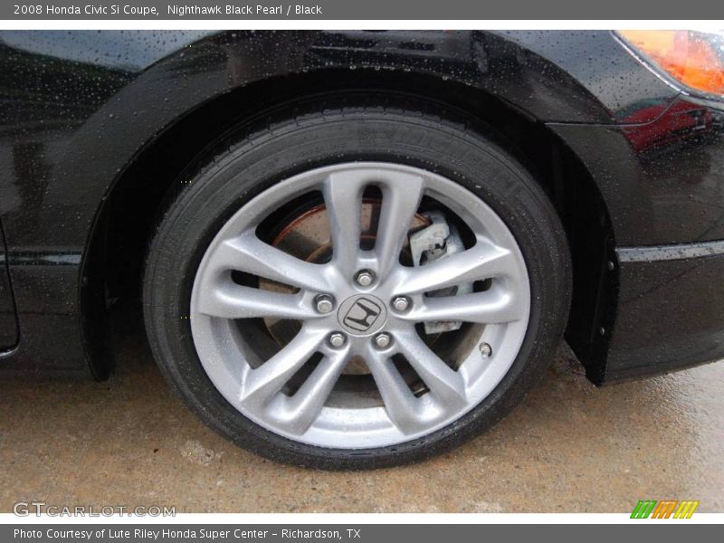 Nighthawk Black Pearl / Black 2008 Honda Civic Si Coupe