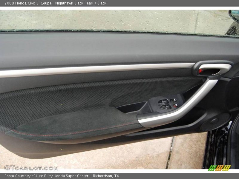 Nighthawk Black Pearl / Black 2008 Honda Civic Si Coupe