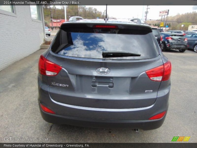 Shadow Gray / Black 2014 Hyundai Tucson SE AWD