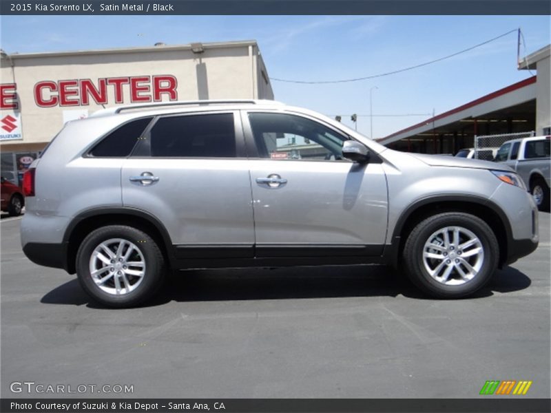 Satin Metal / Black 2015 Kia Sorento LX