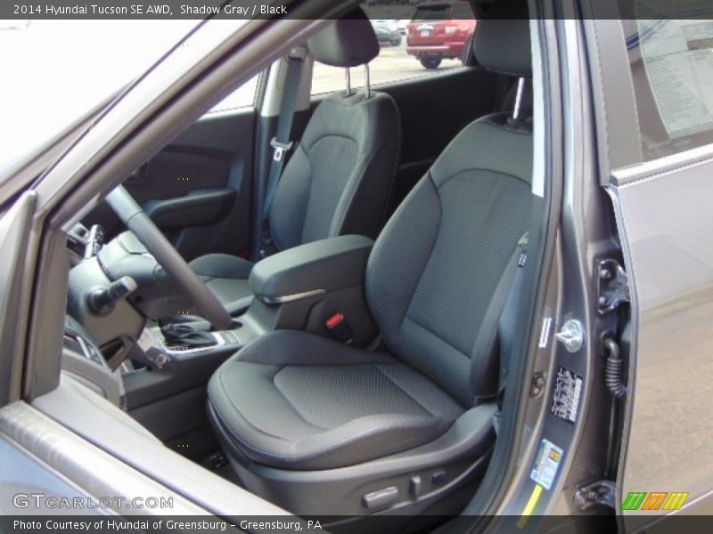 Shadow Gray / Black 2014 Hyundai Tucson SE AWD