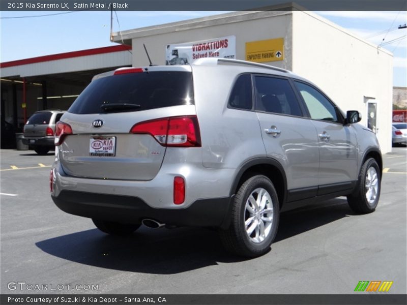 Satin Metal / Black 2015 Kia Sorento LX