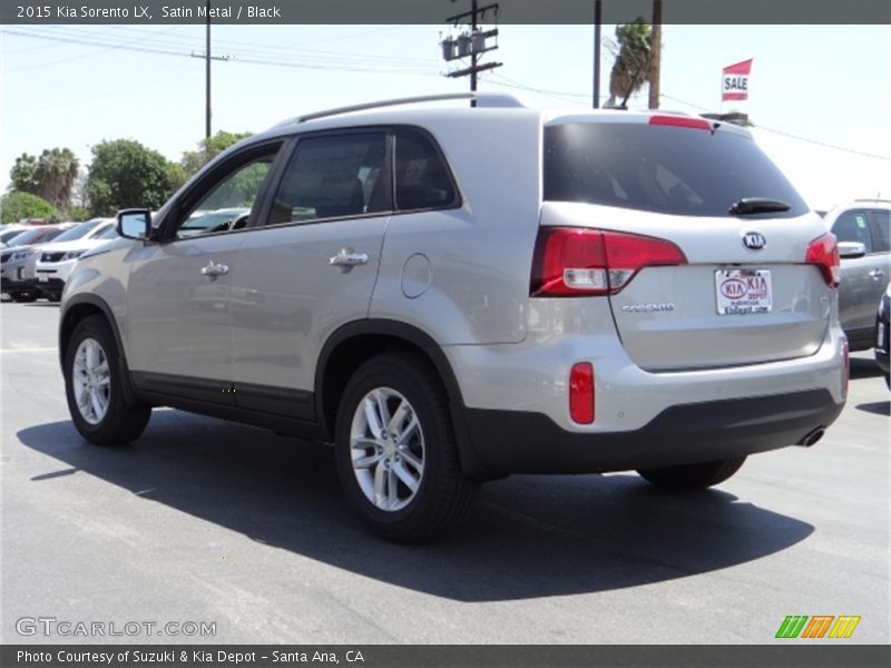 Satin Metal / Black 2015 Kia Sorento LX