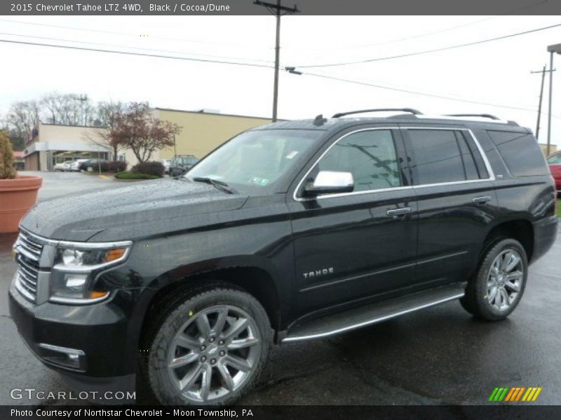 Black / Cocoa/Dune 2015 Chevrolet Tahoe LTZ 4WD