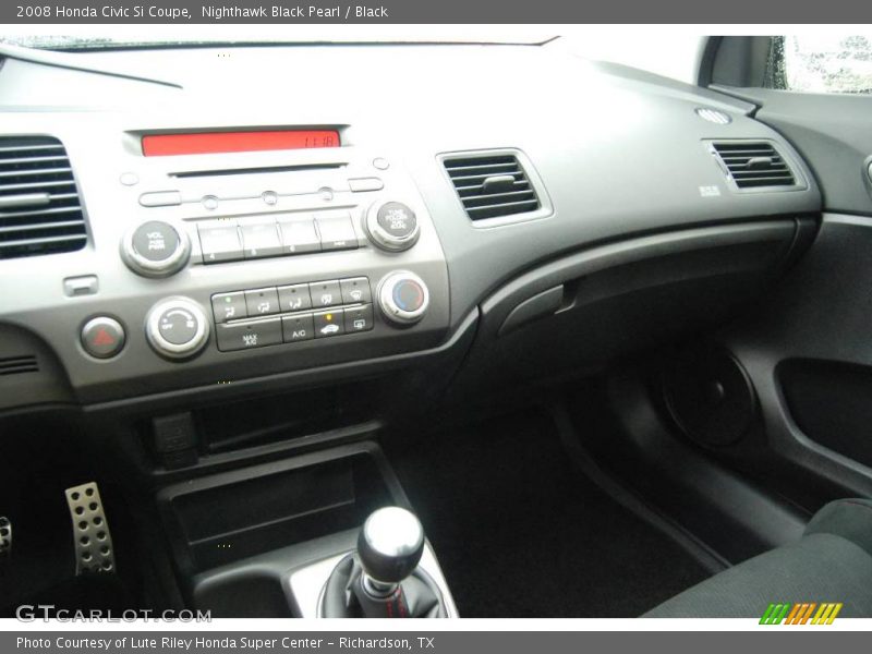 Nighthawk Black Pearl / Black 2008 Honda Civic Si Coupe