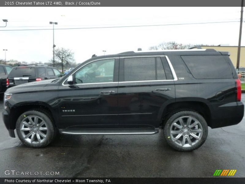 Black / Cocoa/Dune 2015 Chevrolet Tahoe LTZ 4WD