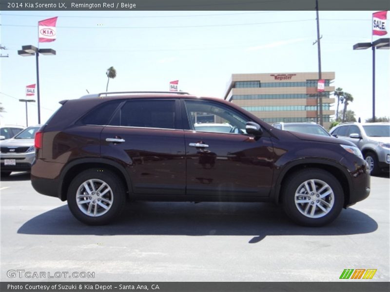 Remington Red / Beige 2014 Kia Sorento LX