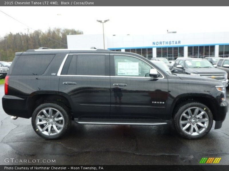 Black / Cocoa/Dune 2015 Chevrolet Tahoe LTZ 4WD