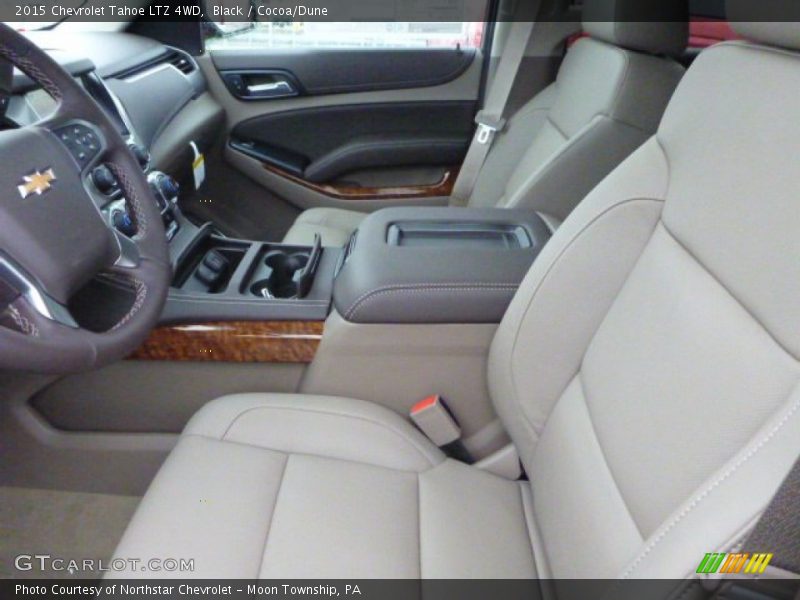 Black / Cocoa/Dune 2015 Chevrolet Tahoe LTZ 4WD