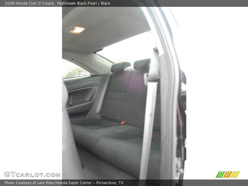 Nighthawk Black Pearl / Black 2008 Honda Civic Si Coupe