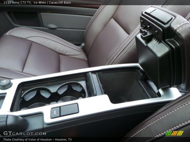 Ice White / Cacao/Off Black 2013 Volvo C70 T5