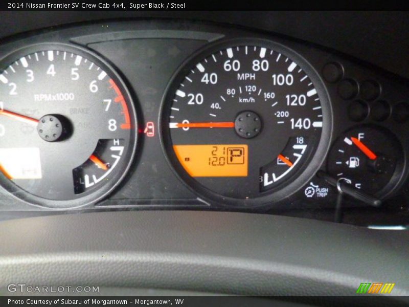 Super Black / Steel 2014 Nissan Frontier SV Crew Cab 4x4