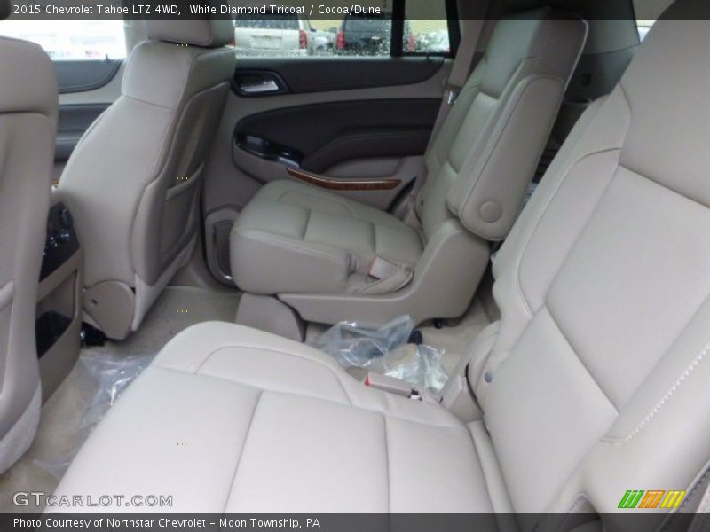 White Diamond Tricoat / Cocoa/Dune 2015 Chevrolet Tahoe LTZ 4WD
