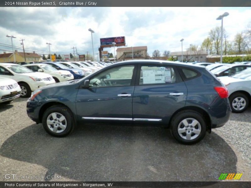 Graphite Blue / Gray 2014 Nissan Rogue Select S